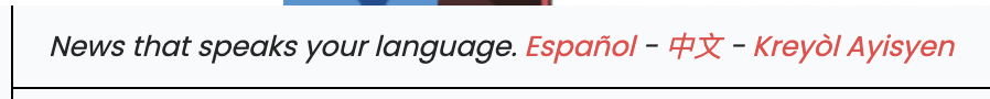 A killer tagline. 4 languages, Incredible.